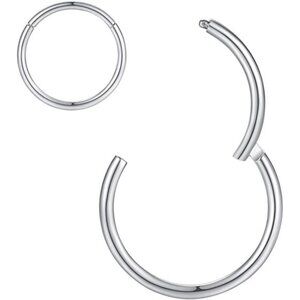 COPY - Hypoallergenic Nose Rings - Surgical Steel Septum & Lip Hoop Piercings